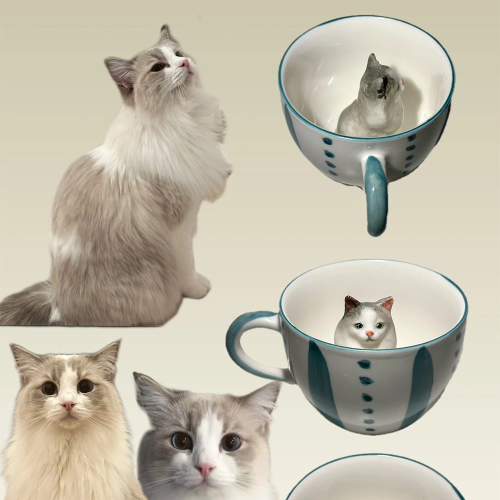 3D Custom Pet Portrait Mug