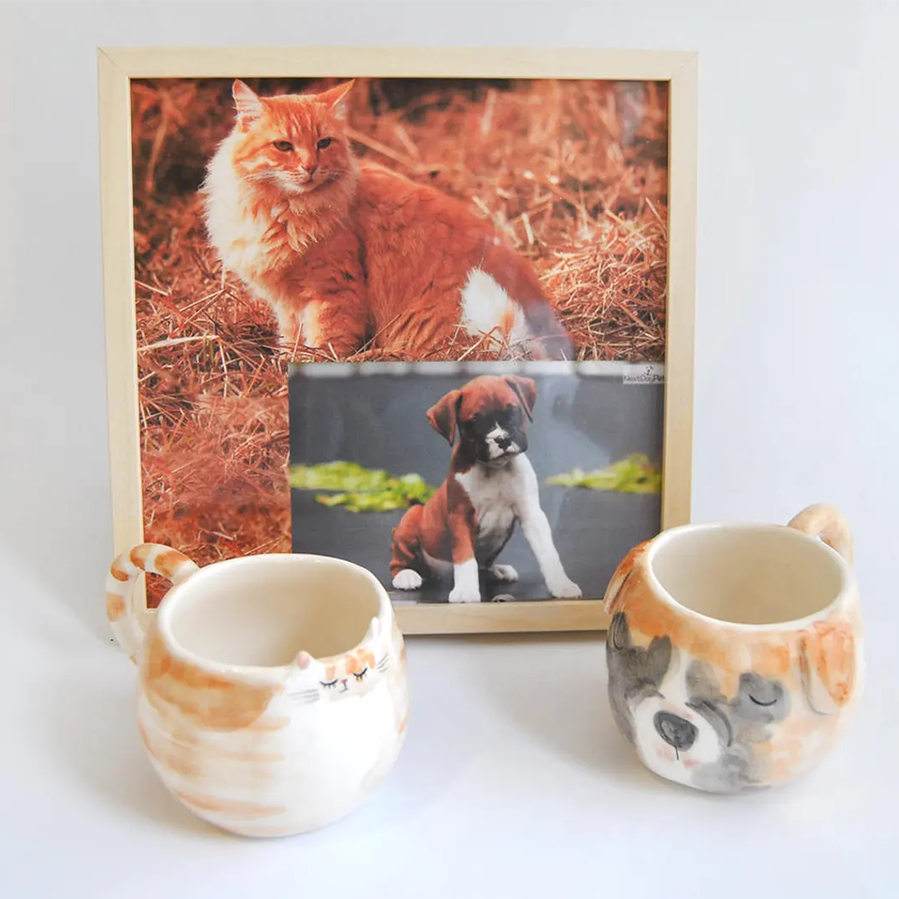 Pet Portrait-3D Memorial Photo Frame